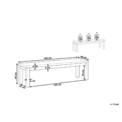 Beliani Tuinbank OSTUNI - Grijs Vezelcement -Zon Bloei Verkoopwinkel bb46bcbc6f404ba7a862ee7fb9b3f0a8