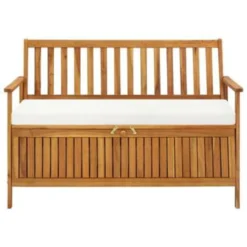 VidaXL Tuinopslagbank 120x63x84 Cm Massief Acaciahout -Zon Bloei Verkoopwinkel bca33820c32641fbbdcd1ddeae622285