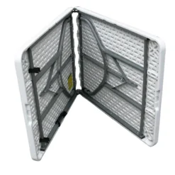 ERRO Vouwtafel - Inklapbare Tafel - 180x74cm - Wit -Zon Bloei Verkoopwinkel cadfe2903ac3405baa0033c98196a94d