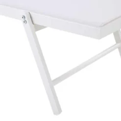 Beliani Tuinligstoel PORTOFINO - Wit Aluminium, Textiel -Zon Bloei Verkoopwinkel ccb9ab86c4a0498abb69b86246c25b88