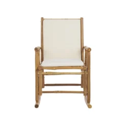 Beliani Schommelstoel FRIGOLE - Lichte Houtkleur Bamboehout -Zon Bloei Verkoopwinkel ce7f634996ba4527a6841ce3cc1d5d91