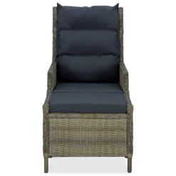 VidaXL Tuinstoel Verstelbaar Met Voetenbankje Poly Rattan Bruin -Zon Bloei Verkoopwinkel da7871427e0442e5a8ed0fe1ec7a49f8