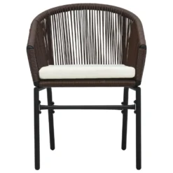 VidaXL Tuinstoelen 2 St PE-rattan Bruin -Zon Bloei Verkoopwinkel e36883c2a11f4b89bafa19fdaa9438d3