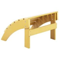 Beliani Voetenbankje ADIRONDACK - Geel Kunsthout -Zon Bloei Verkoopwinkel edc5de018d724b04806c8e551252ffed