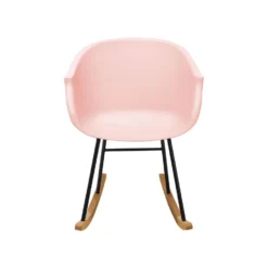 Beliani Schommelstoel HARMONY - Roze Polypropyleen -Zon Bloei Verkoopwinkel f2bca865666f48bf935e41f593e8d078