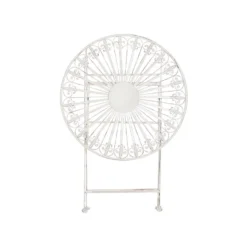 Beliani Inklapbare Tafel SCAFA - Wit Ijzer -Zon Bloei Verkoopwinkel f2f9513c2a124f77981e18536d08c951