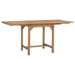 VidaXL Tuintafel Verlengbaar (110-160)x80x75 Cm Massief Teakhout 6 VidaXL Tuintafel Verlengbaar (110-160)x80x75 Cm Massief Teakhout -Zon Bloei Verkoopwinkel fbf92315f6774e3bae430e065f69eedd