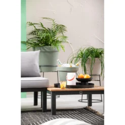 Le Sud Loungetafel Ardeche - Grijs - 72x72x31,5 Cm -Zon Bloei Verkoopwinkel sf 50156090 1013